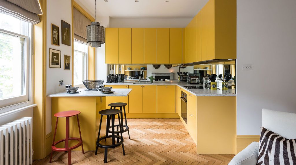 yellow-kitchen-cabinet-design